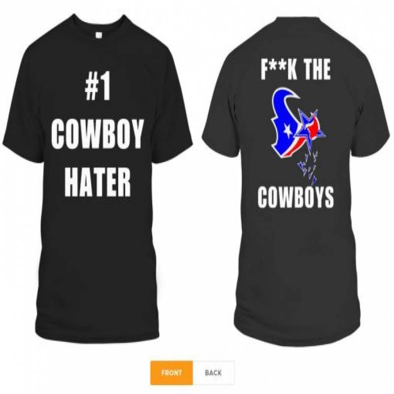 #1 Cowboy Hater Houston Texans fuck the Cowboys original T-Shirt