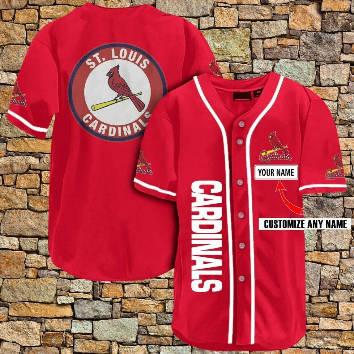 [Custom Name] St. Louis Cardinals All Over Print Baseball Jersey For Fans