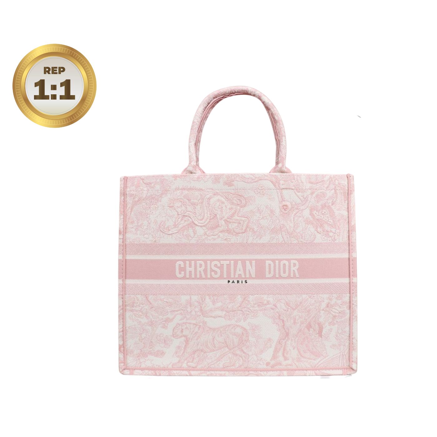 [REP 1:1] Christian Dior Medium Dior Book Tote Pink For Women 36cm