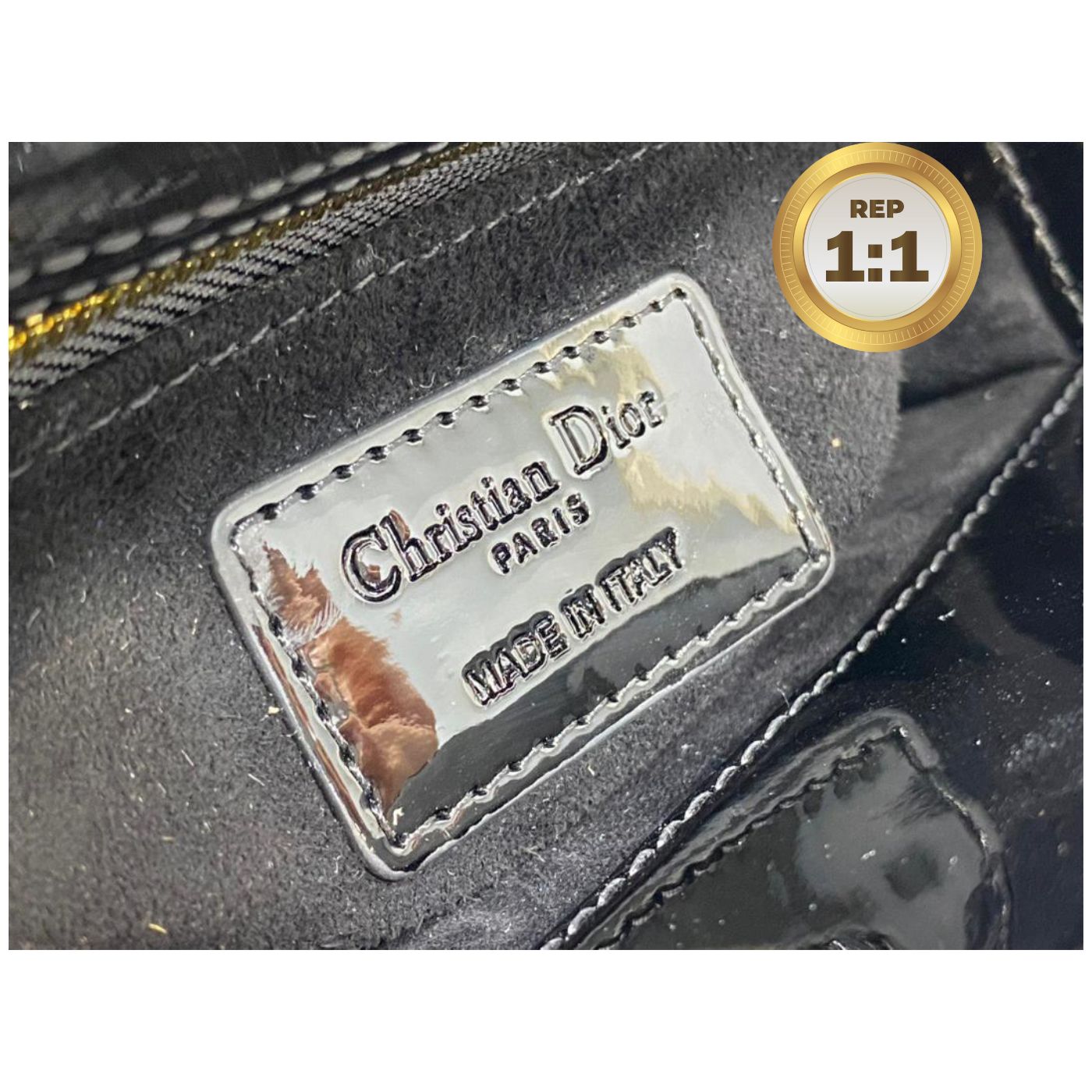 [REP 1:1] Christian Dior Mini Lady Dior Bag Black For Women 17cm