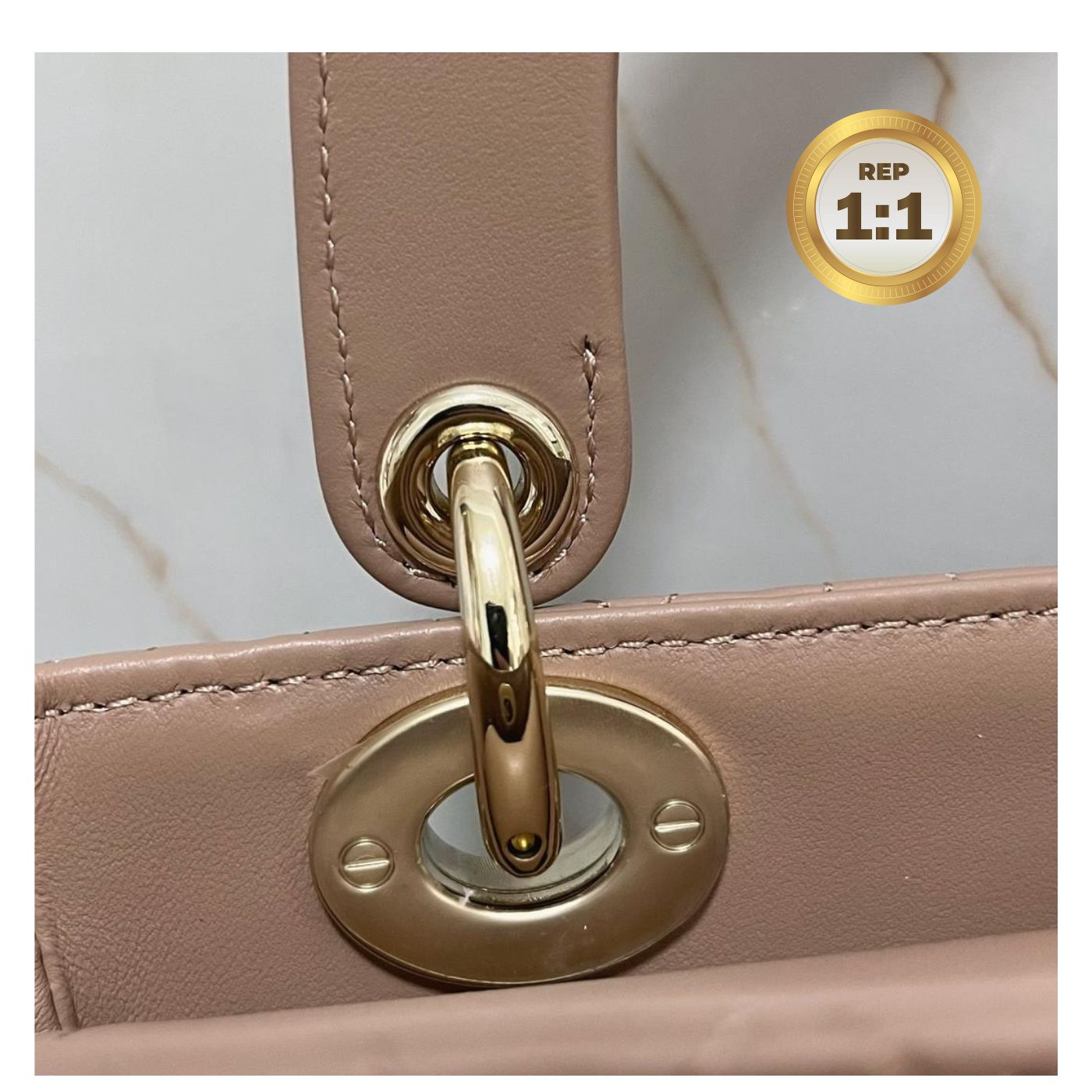 [REP 1:1] Christian Dior Small Lady Dior Bag Pink For Women 8in/20cm