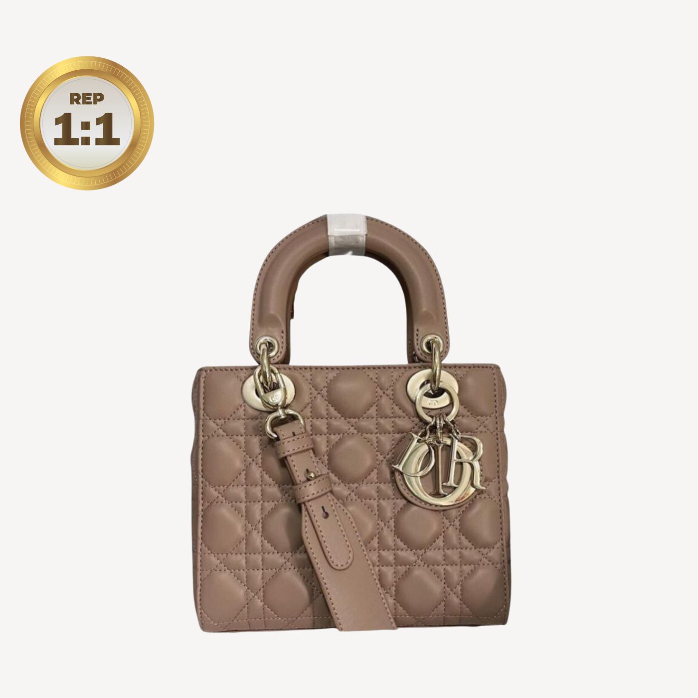 [REP 1:1] Christian Dior Small Lady Dior Bag Pink For Women 8in/20cm