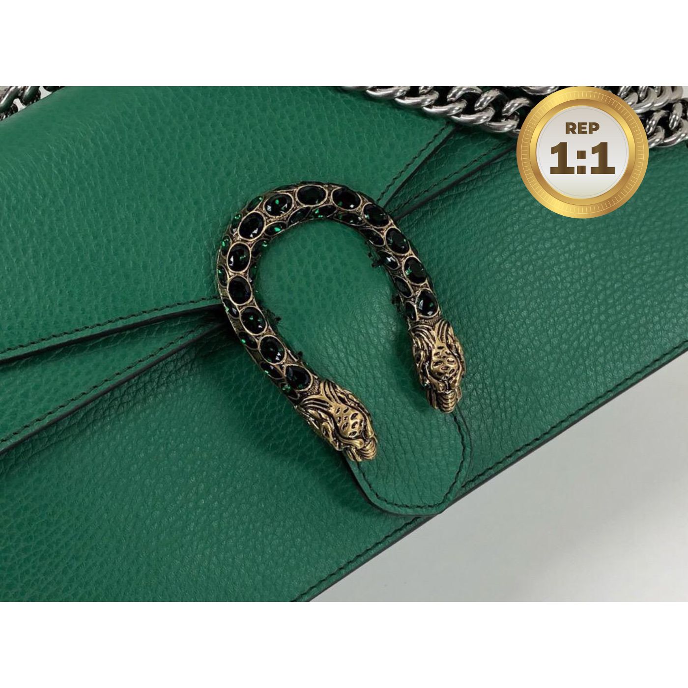 [REP 1:1] Gucci Dionysus Shoulder Bag Green For Women 11in/28cm 400249 CAOGX 3120