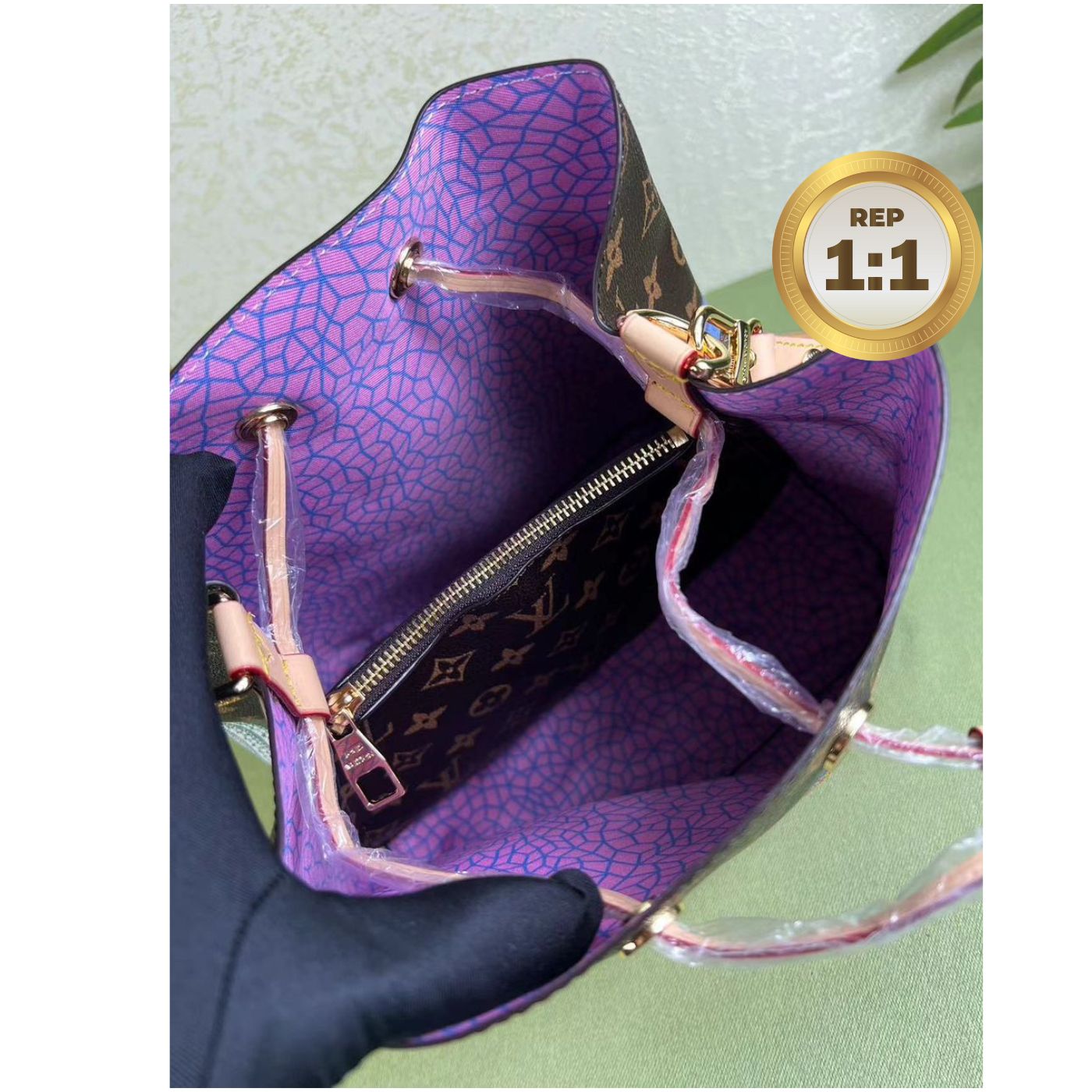 [REP 1:1] Louis Vuitton LV x YK Neonoe MM Brown For Women 10.2in/26 cm