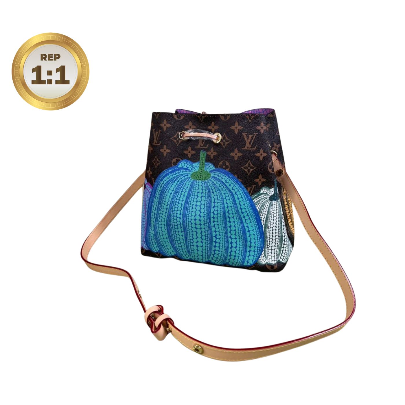 [REP 1:1] Louis Vuitton LV x YK Neonoe MM Brown For Women 10.2in/26 cm