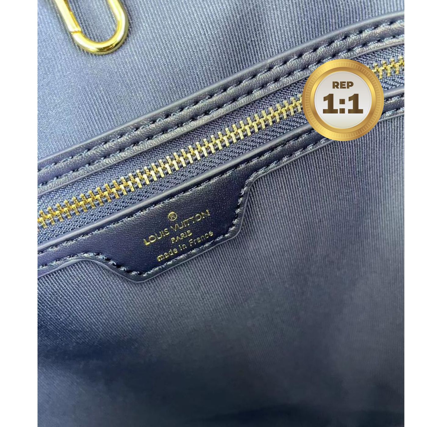 [REP 1:1] Louis Vuitton Neverfull MM Monogram Jacquard Denim Totes Bag Grey For Women 12.2in/31cm