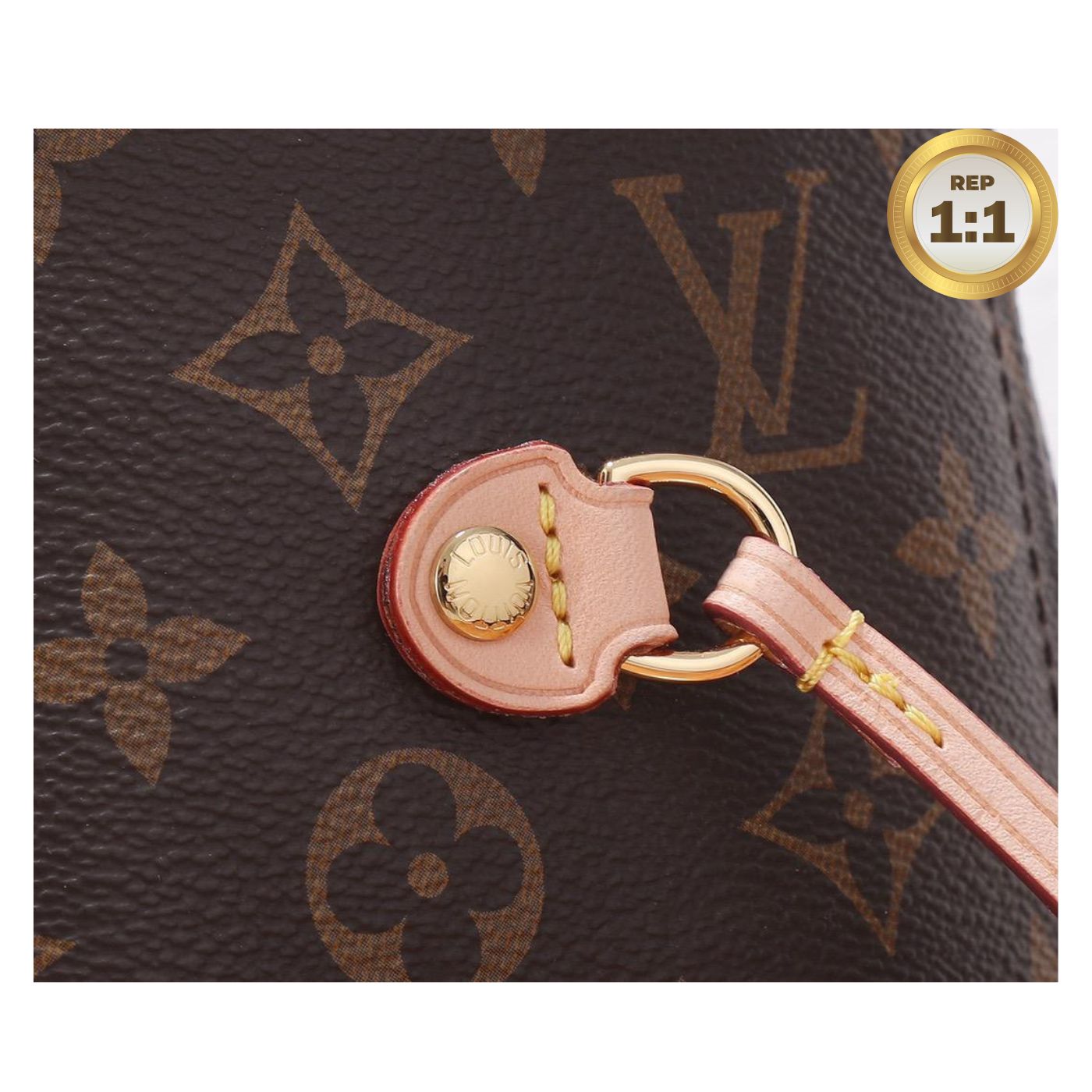 [REP 1:1] Louis Vuitton Neverfull MM Tote Bag Monogram Canvas Brown For Women 12.6in/32cm