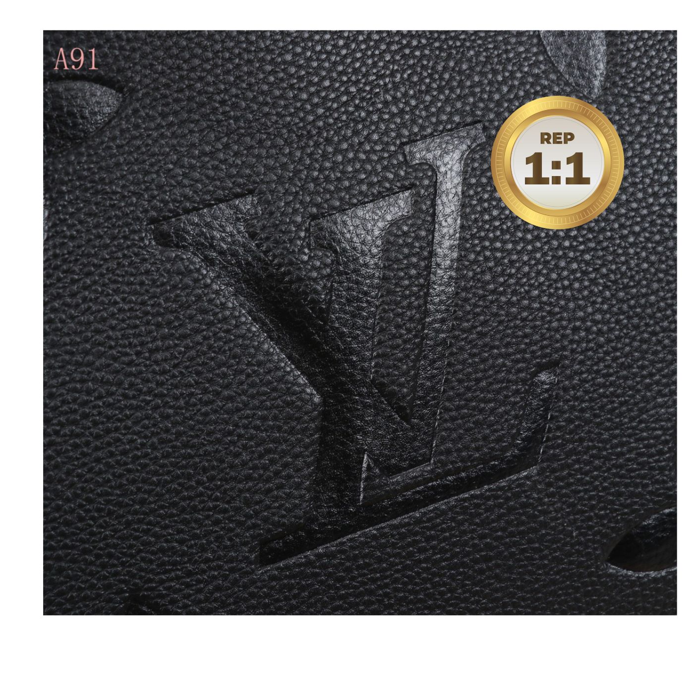 [REP 1:1] Louis Vuitton Onthego MM Monogram Empreinte Tote Bag Black For Women 35cm