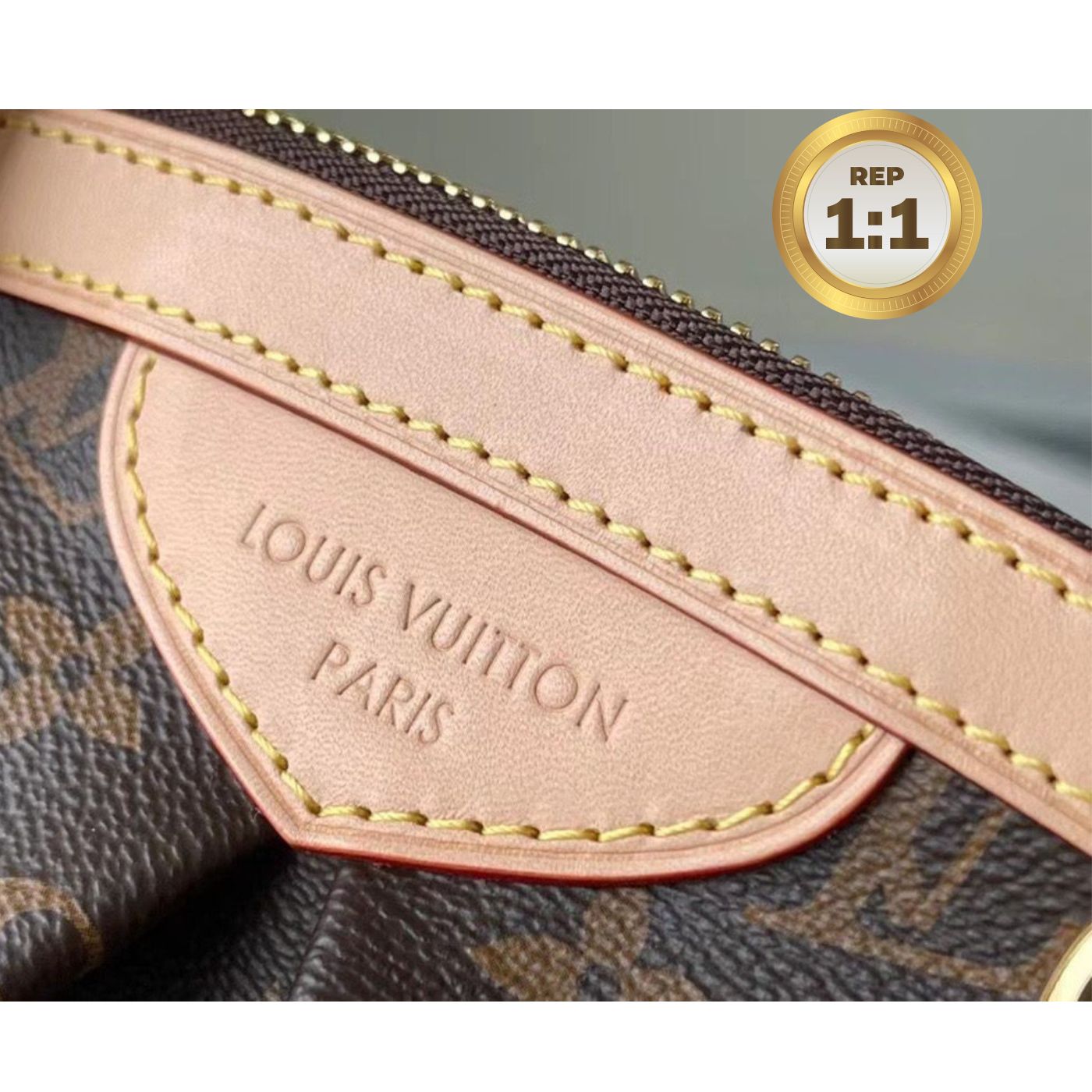 [REP 1:1] Louis Vuitton Tivoli PM Bag Monogram Canvas Brown 14.2in/36cm For Women