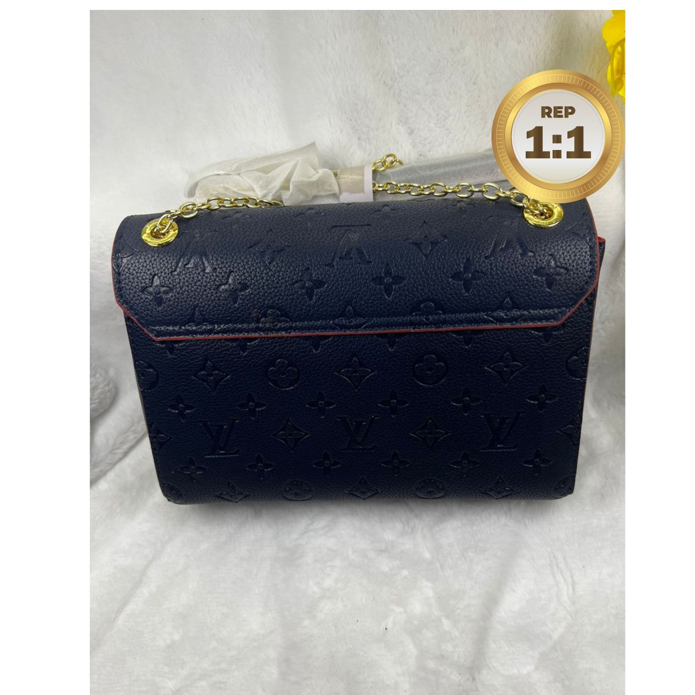 [REP 1:1] Louis Vuitton Vavin MM Monogram Empreinte Navy Blue For Women 9.8in/25cm