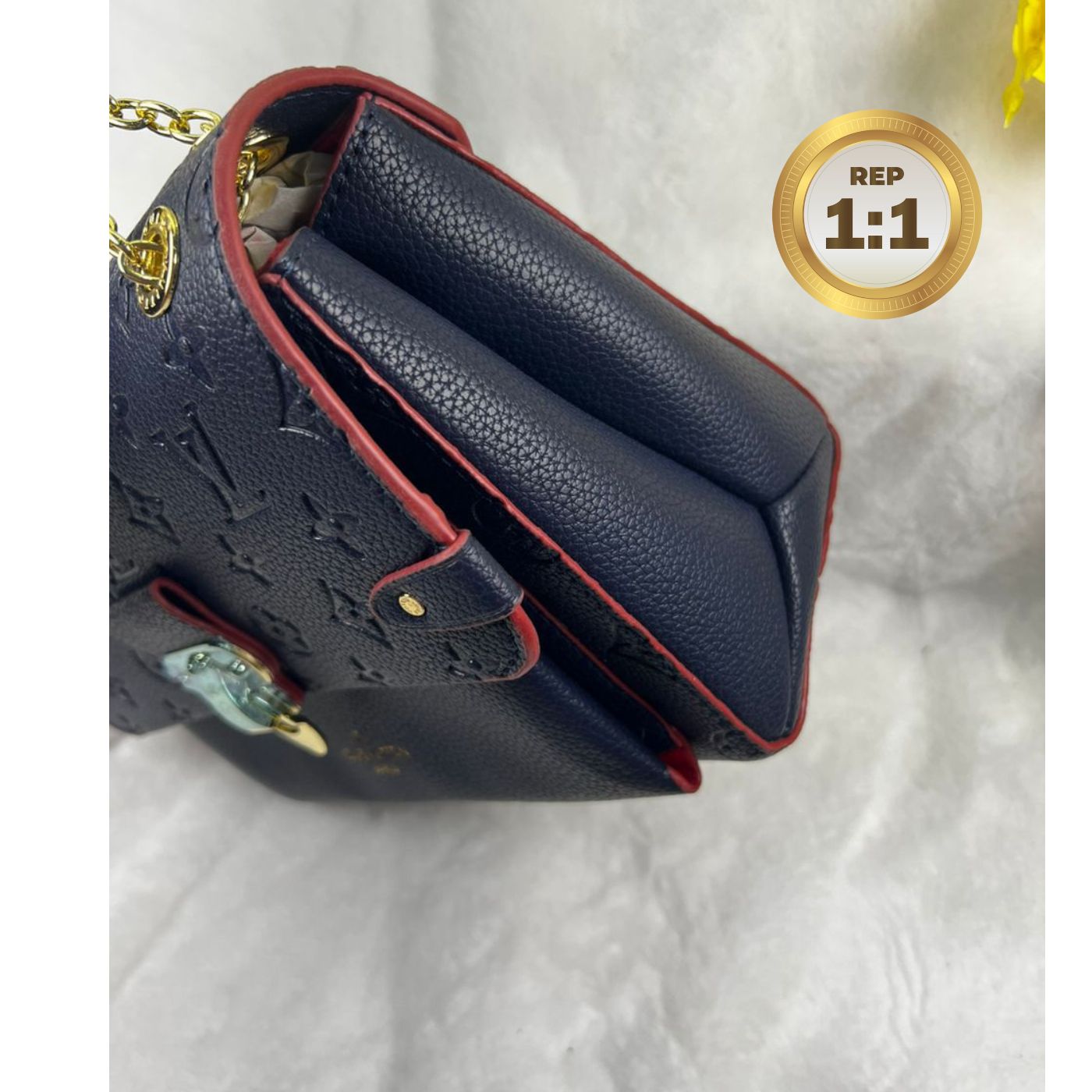 [REP 1:1] Louis Vuitton Vavin MM Monogram Empreinte Navy Blue For Women 9.8in/25cm