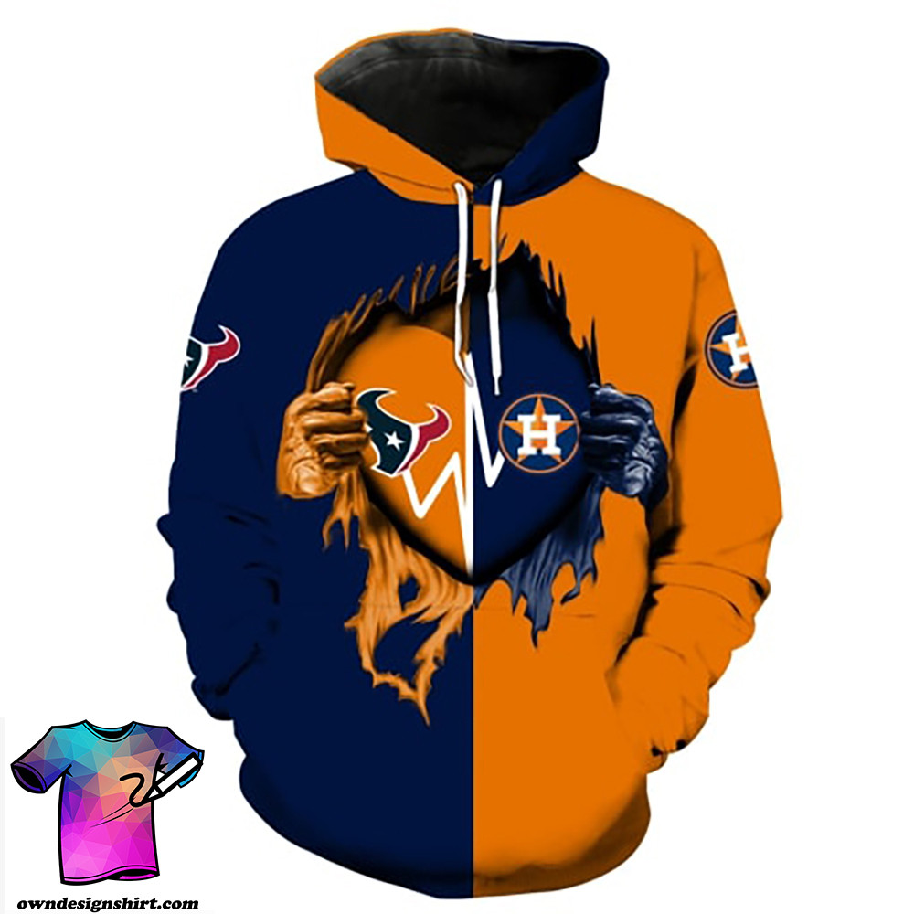 [The Best-Selling] Houston Astros And Houston Texans 71 D Hoodie Gift For Fans