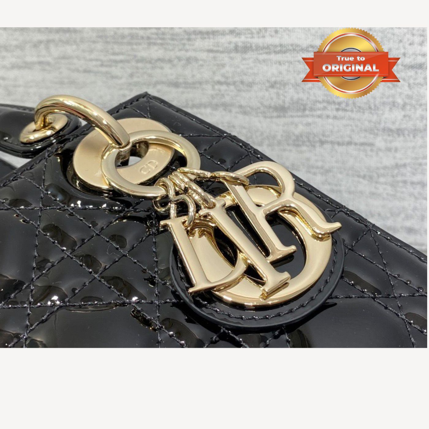 [True-to-ORIGINAL] Christian Dior Mini Lady Dior Bag Black For Women 17cm