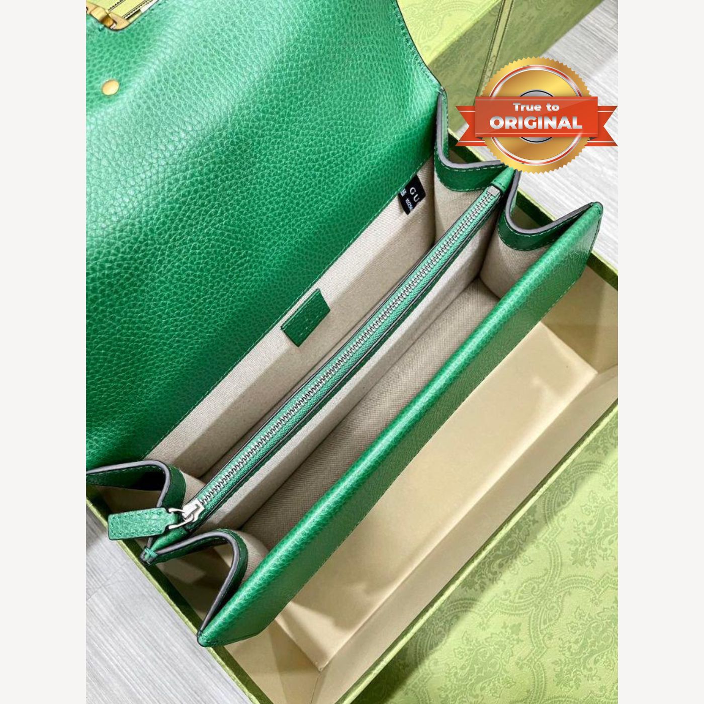 [True-to-ORIGINAL] Gucci Dionysus Shoulder Bag Green For Women 11in/28cm 400249 CAOGX 3120