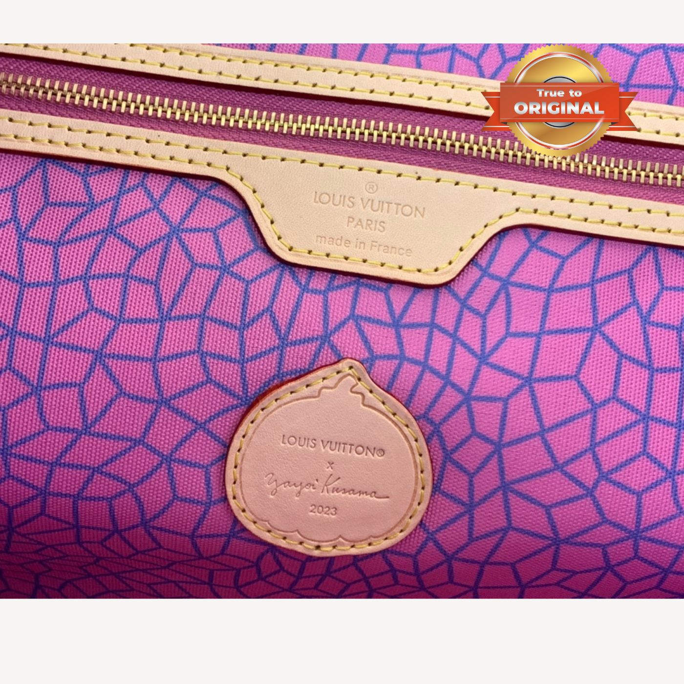 [True-to-ORIGINAL] Louis Vuitton LV x YK Neverfull MM Bag Brown For Women 12.2in/31cm