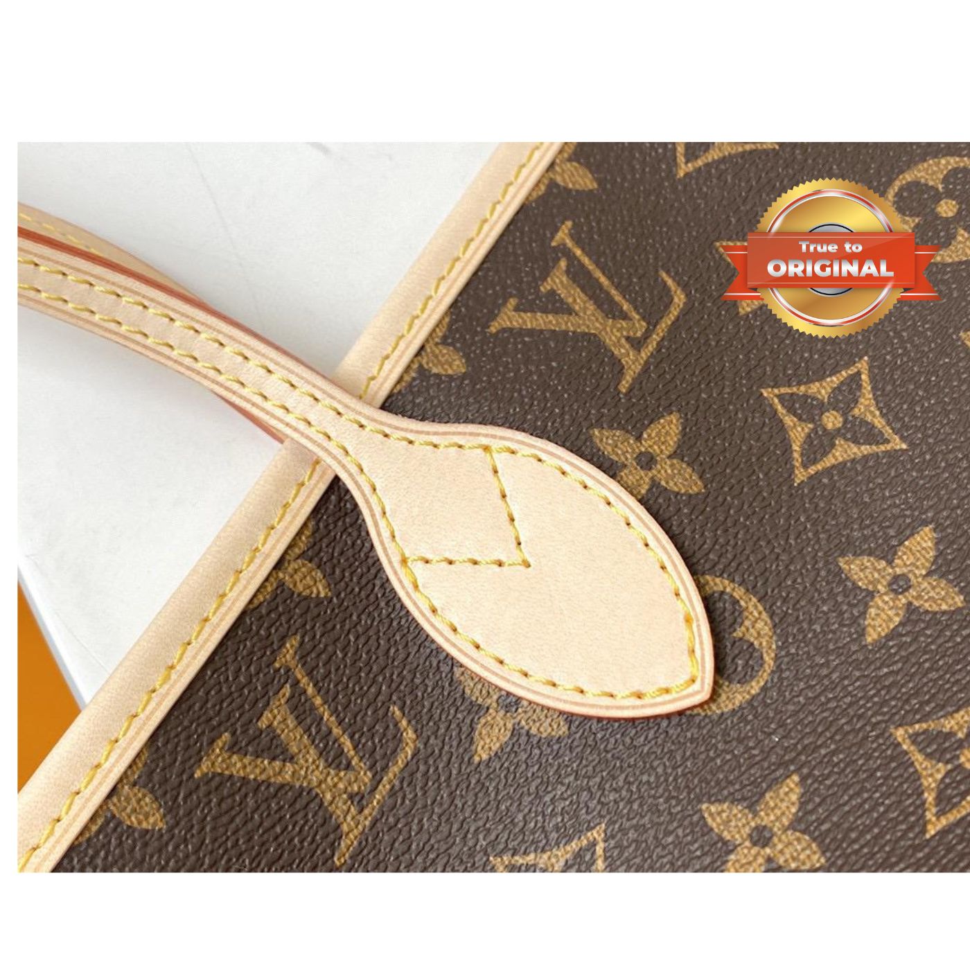 [True-to-ORIGINAL] Louis Vuitton Neverfull MM Tote Bag Monogram Canvas Brown For Women 12.6in/32cm