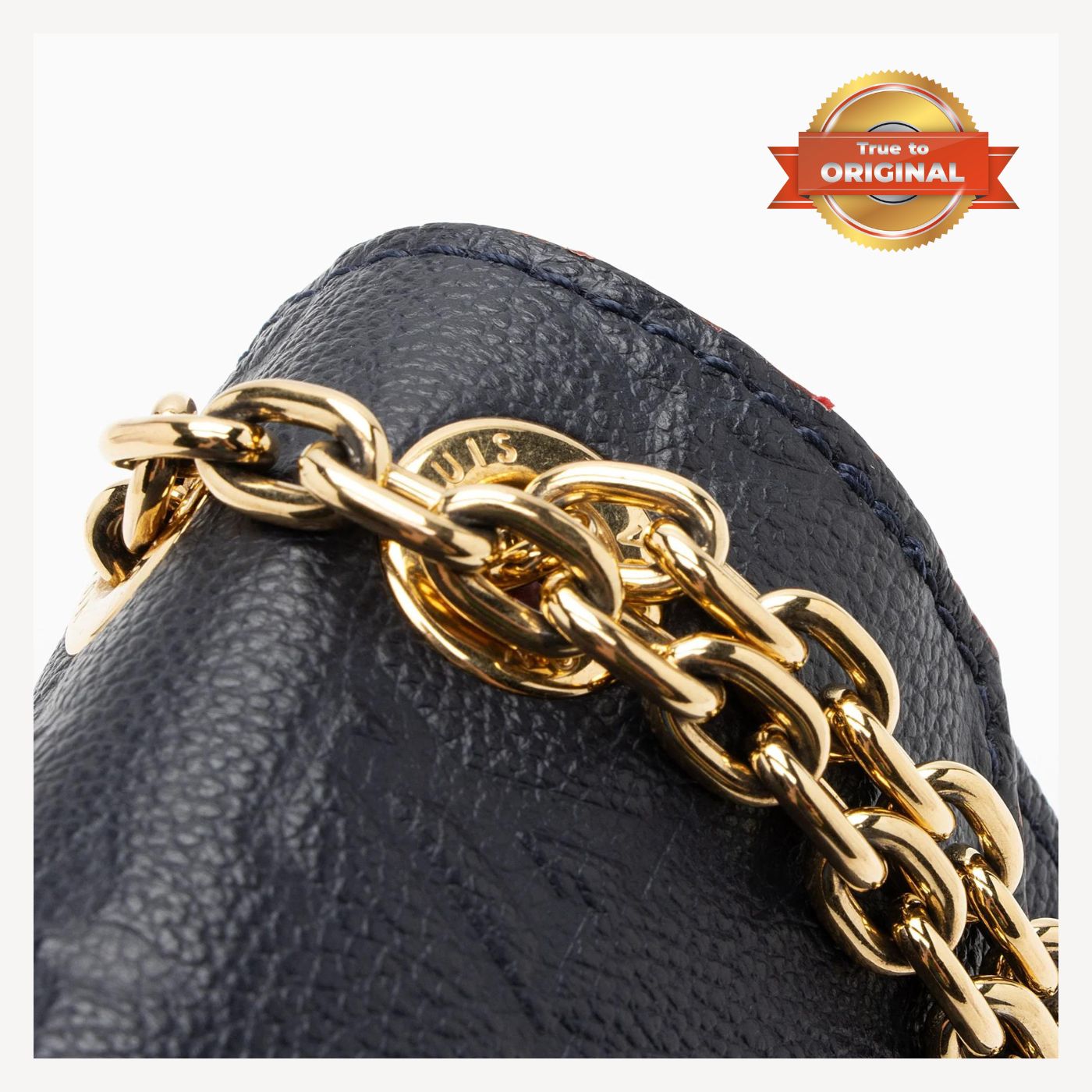 [True-to-ORIGINAL] Louis Vuitton Vavin MM Monogram Empreinte Navy Blue For Women 9.8in/25cm
