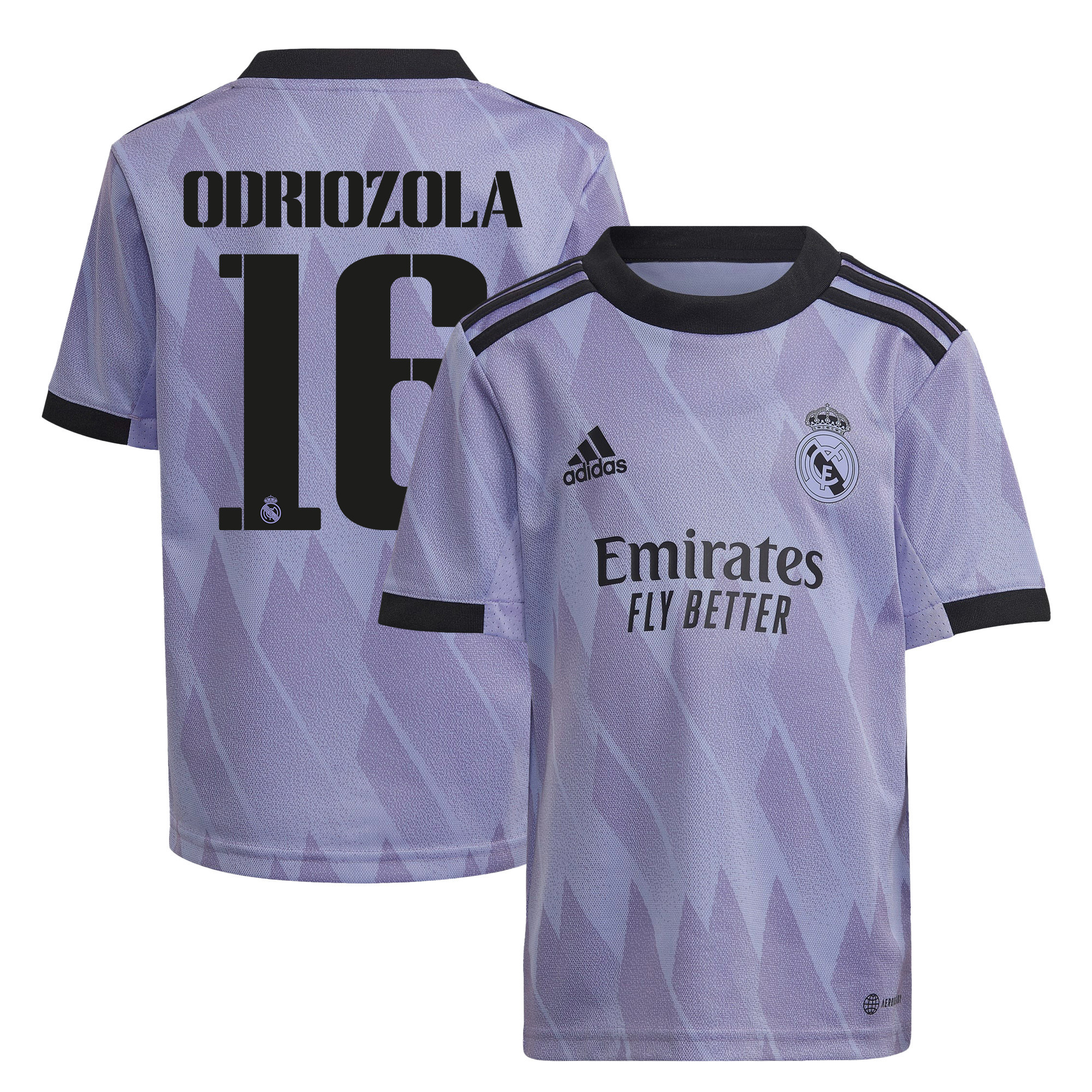 Álvaro Odriozola 16 Real Madrid 2022/23 Away Soccer Jersey – Purple