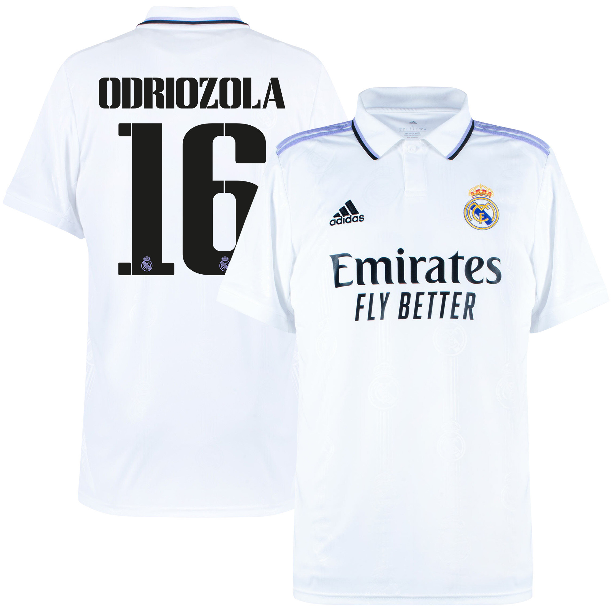 Álvaro Odriozola 16 Real Madrid 2022/23 Home Men Soccer Jersey – White