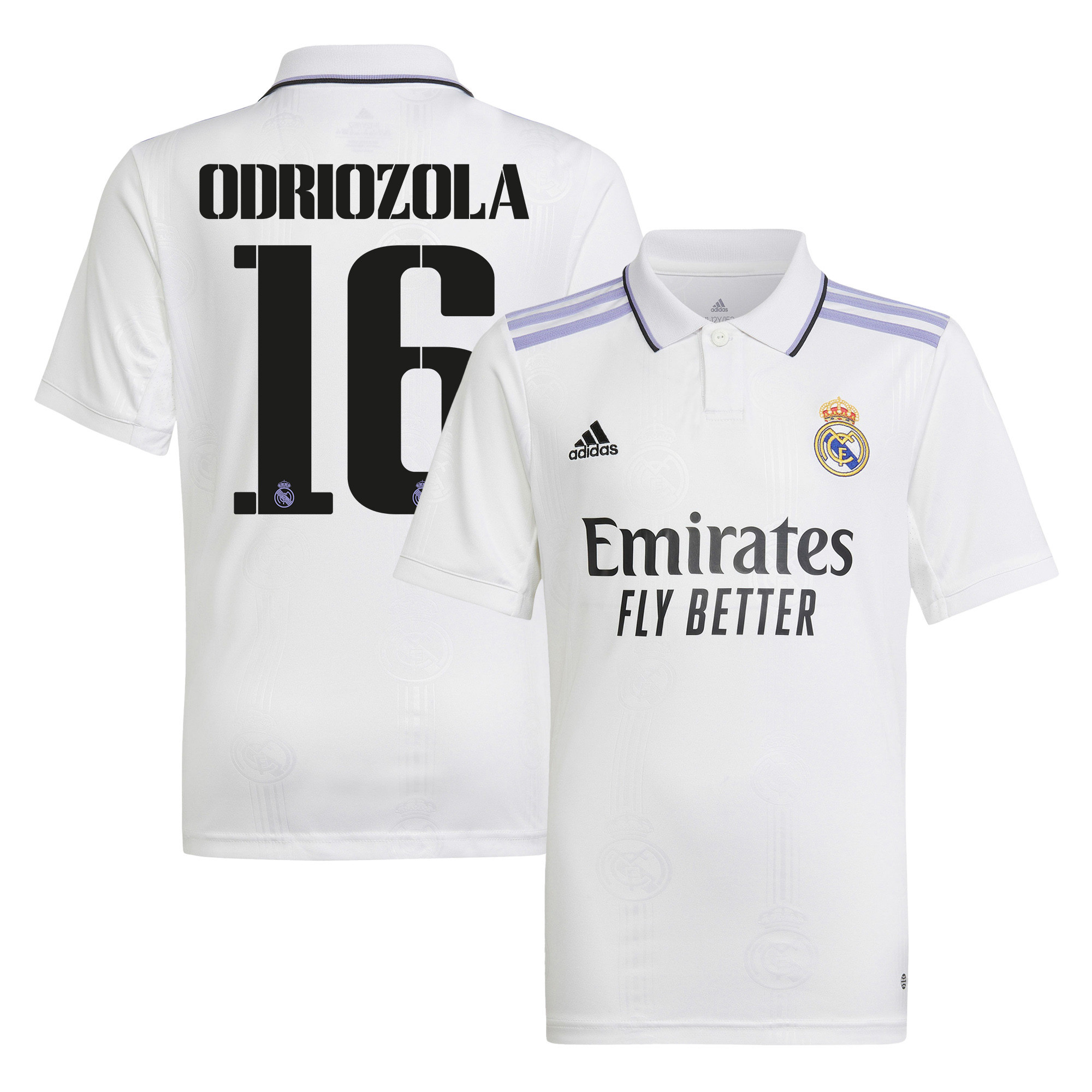 Álvaro Odriozola 16 Real Madrid 2022/23 Home Soccer Jersey – White