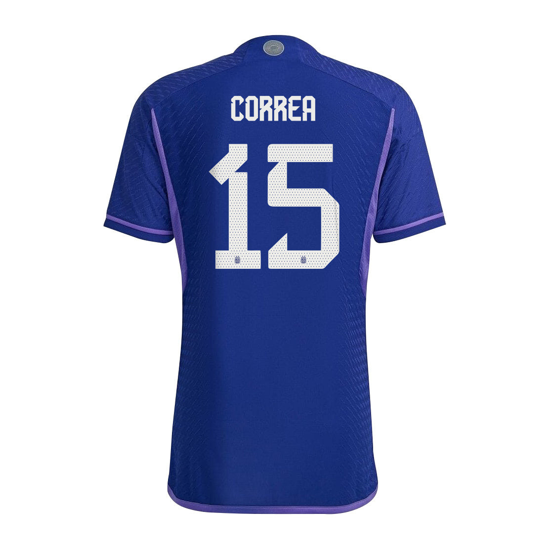 Ángel Correa 15 Argentina Men Away World Cup Patch Fan Version Player Version Soccer Jersey