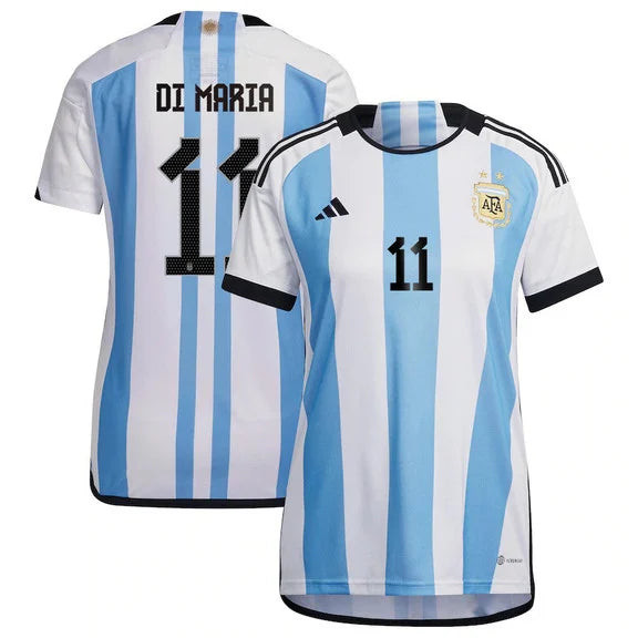Ángel Di María 11 Argentina 2022-23 Women Home Soccer Jersey National Team