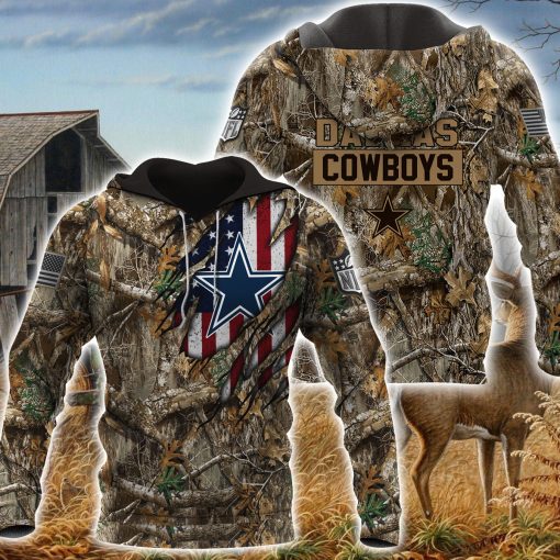 09-Dallas Cowboys Hoodie Realtree Camo