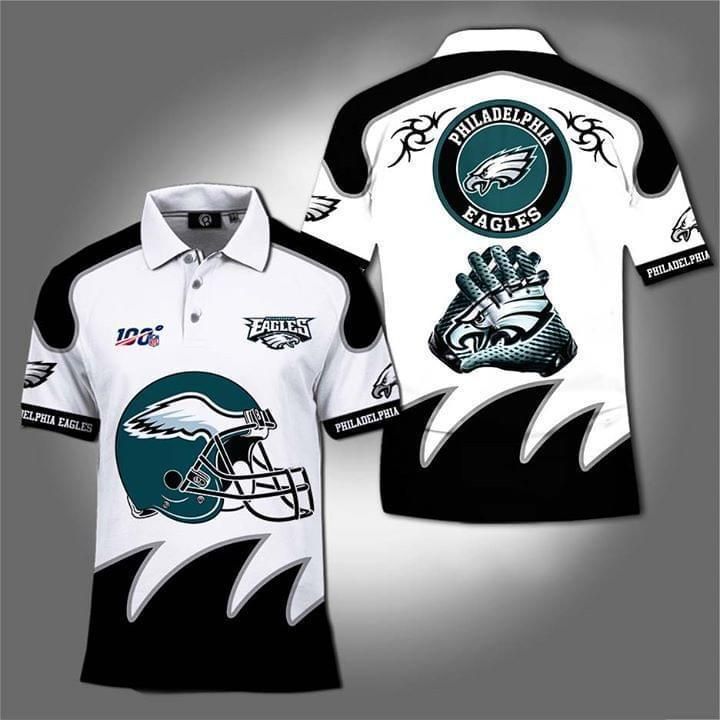 100Th Philadelphia Eagles For Eagles Fan 3D Polo Shirt