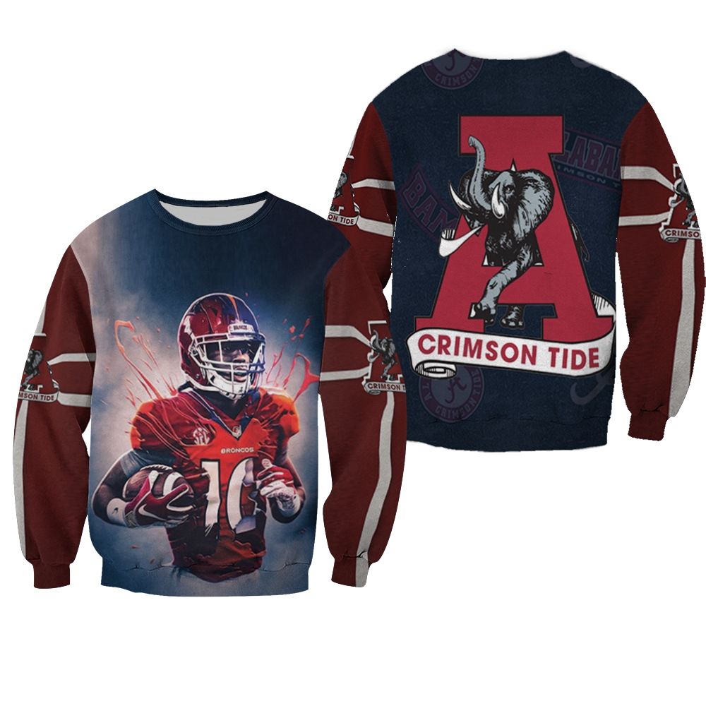 10 Jerry Jeudy Denver Broncos Sweater