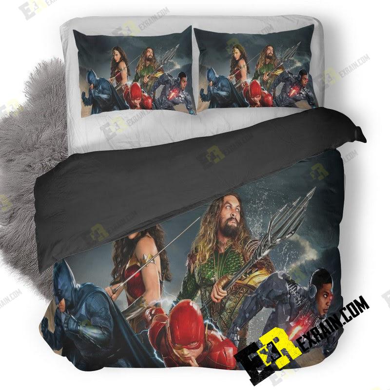 10K Justice League Ql 3D Customized Duvet Cover Bedding Set