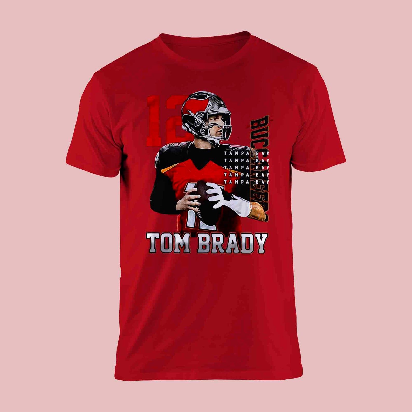 12 Tom Brady Tampa Bay Buccaneers T-shirt  2021 Buccaneers Football Shirt Buccaneers Gifts Tampa Bay Buccaneers Gifts Fan