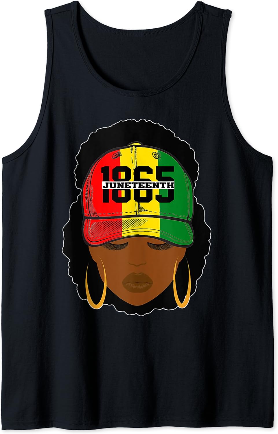 1865 Juneteenth Celebrate African American Freedom Day Women Tank TopT-Shirt