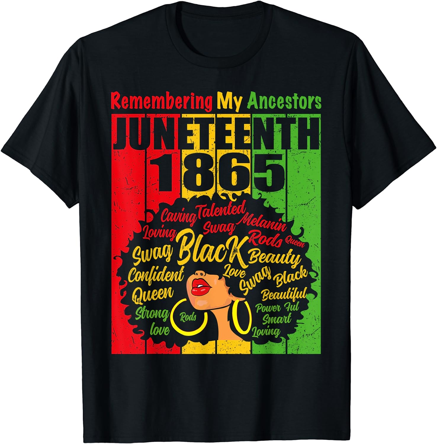 1865 Juneteenth Celebrate African American Freedom Day WomenT-Shirt