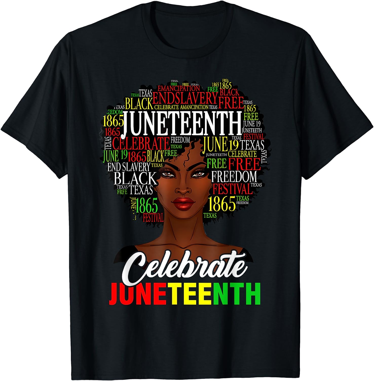 1865 Juneteenth Celebrate African American Freedom Day WomenT-Shirt