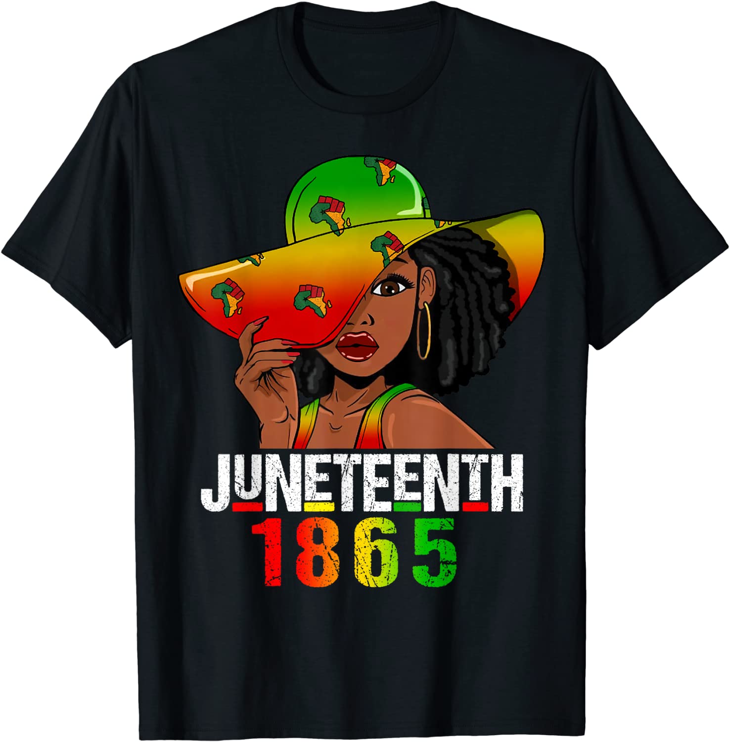 1865 Juneteenth Celebrate African American Freedom Day WomenT-Shirt