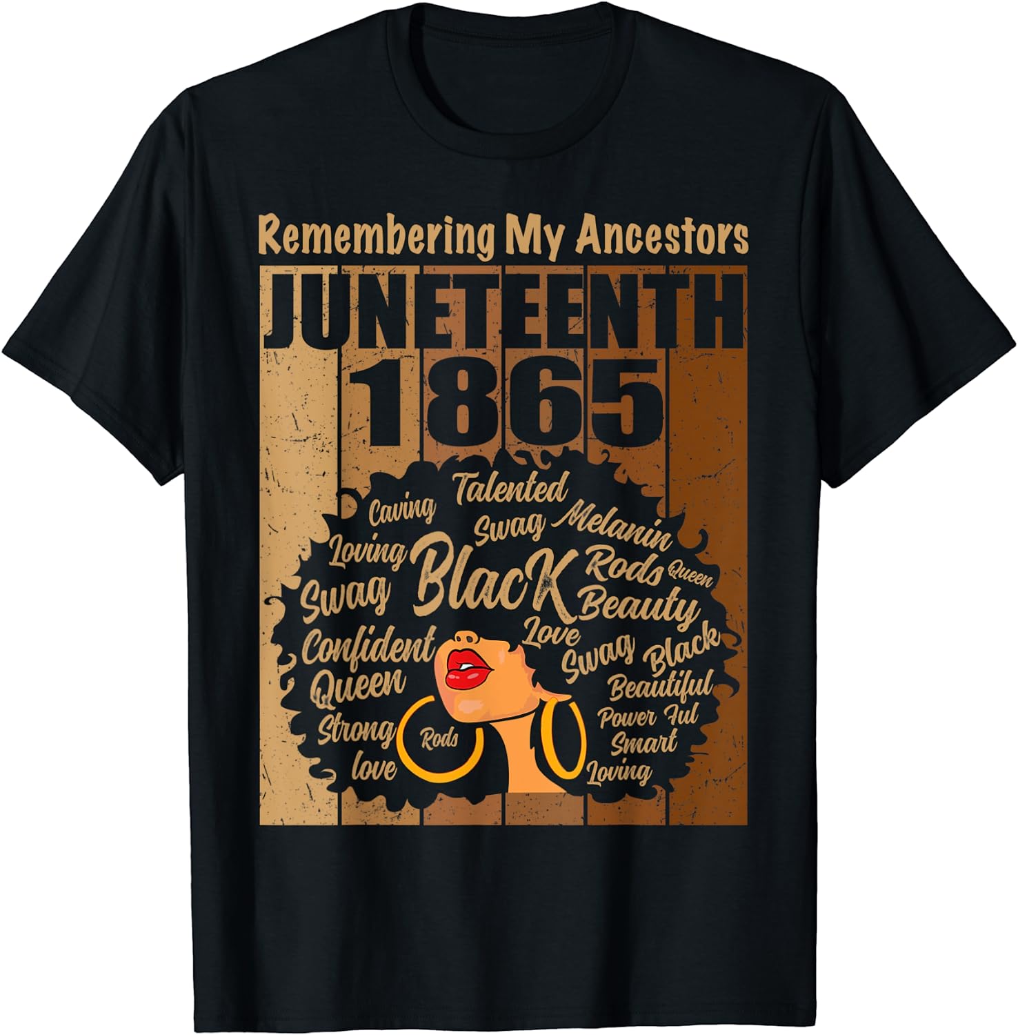 1865 Juneteenth Celebrate African American Freedom Day WomenT-Shirt