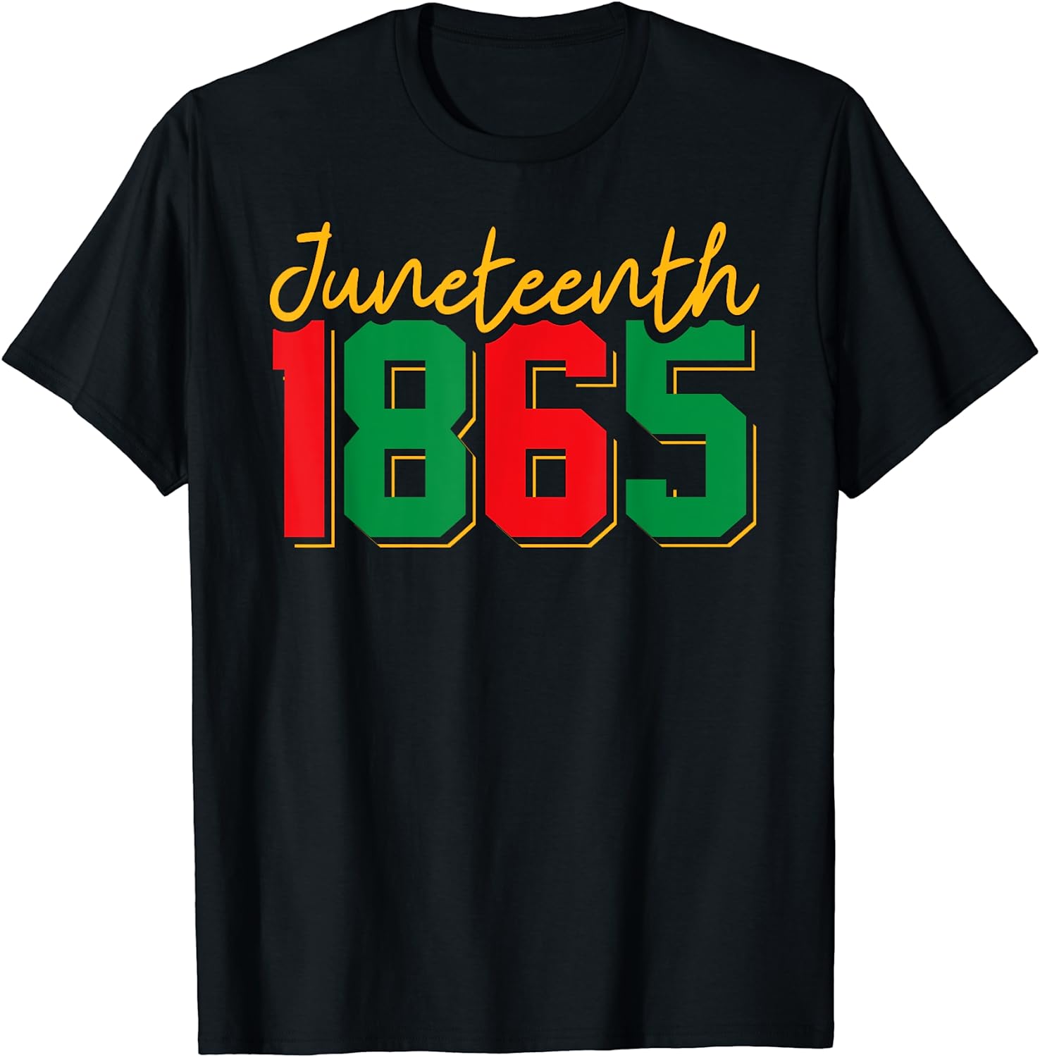 1865 Juneteenth Celebrate African American Freedom DayT-Shirt
