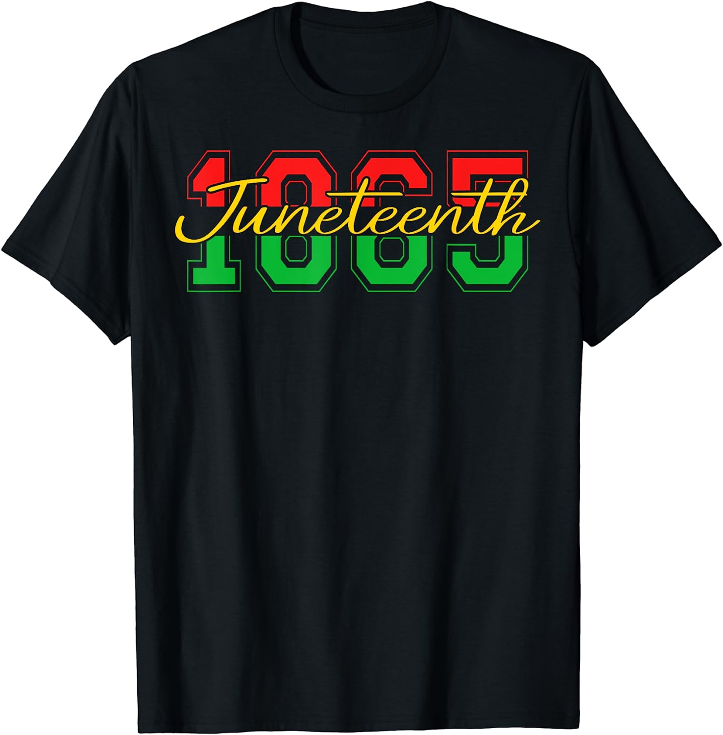 1865 Juneteenth Celebrate African American Freedom Men WomenT-Shirt