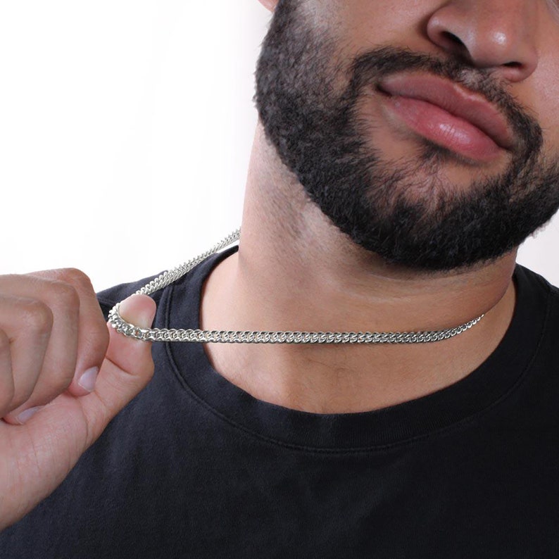 18th Birthday Gift For Son, 18th Birthday Present For Man, Personalized Gift for 18 Year Old Male, 18th Birthday Gift Boy, Cuban Link Chain Necklace