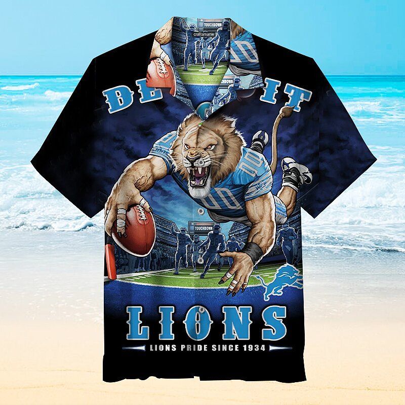 1934 Detroit Lions NFL – Premium Hawaiian Shirt – Gift For Sports Lovers