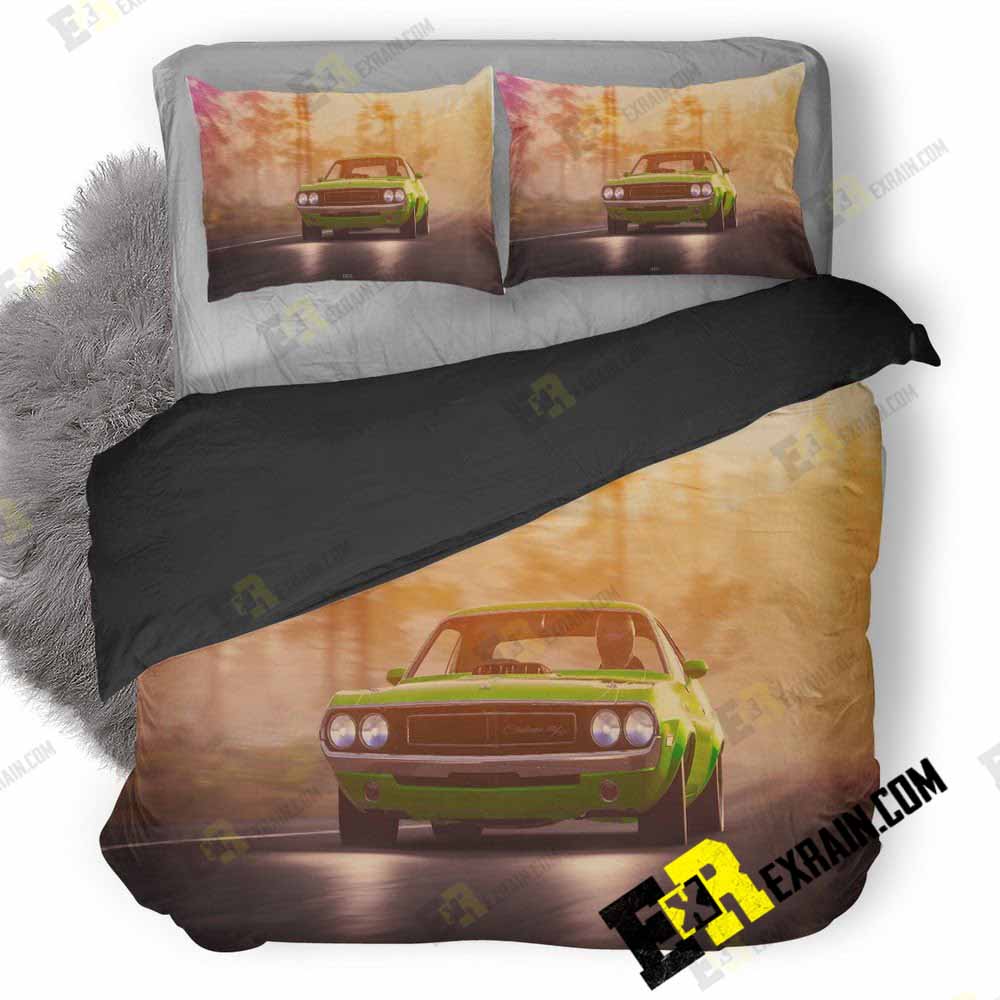1970 Dodge Challenger Rt From The Crew Yf 3D Customized Duvet Cover Bedding Set
