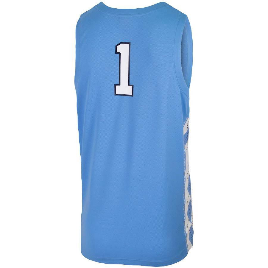 1 North Carolina Tar Heels Jordan Brand Team Basketball Stitched Jersey – Carolina Blue