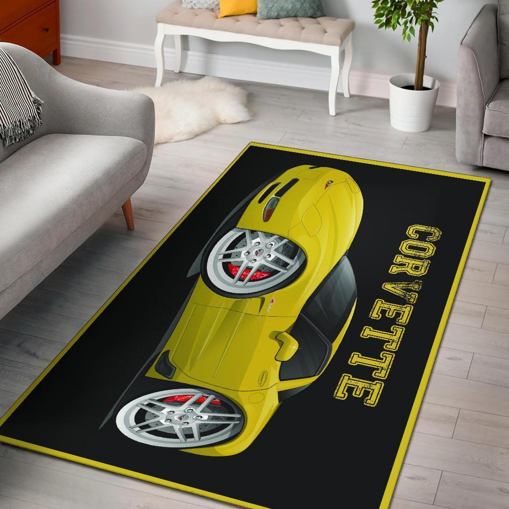 2006 Z06 Chevrolet Corvette Area Limited Edition Rectangle Rug