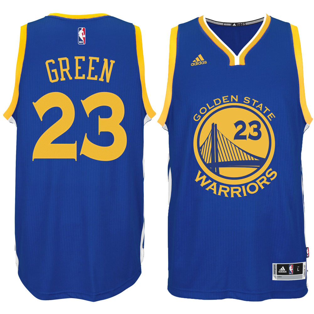 2016-17 Season Draymond Green Golden State Warriors #23 New Swingman Road Royal adidas Jersey