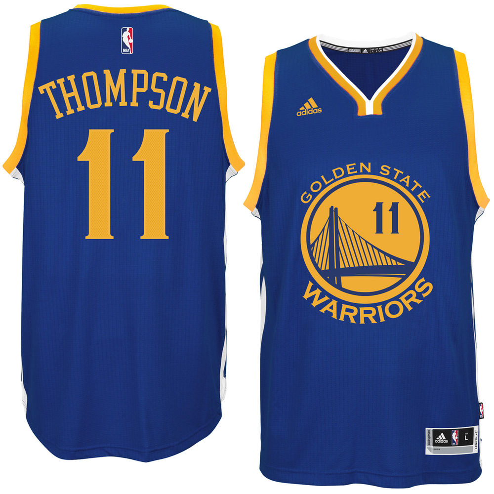 2016-17 Season Klay Thompson Golden State Warriors #11 New Swingman Royal Royal adidas Jersey