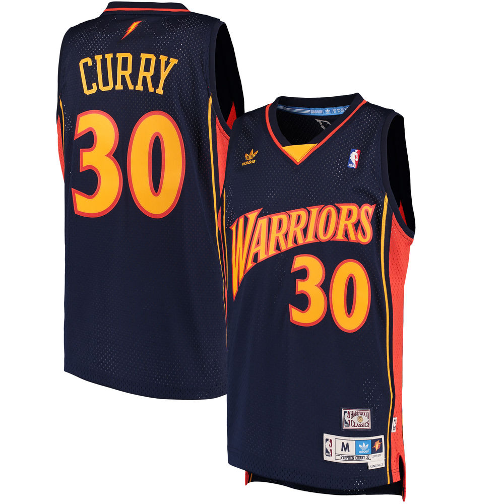 2016-17 Season Stephen Curry Golden State Warriors #30 New Swingman Road Navy adidas Jersey