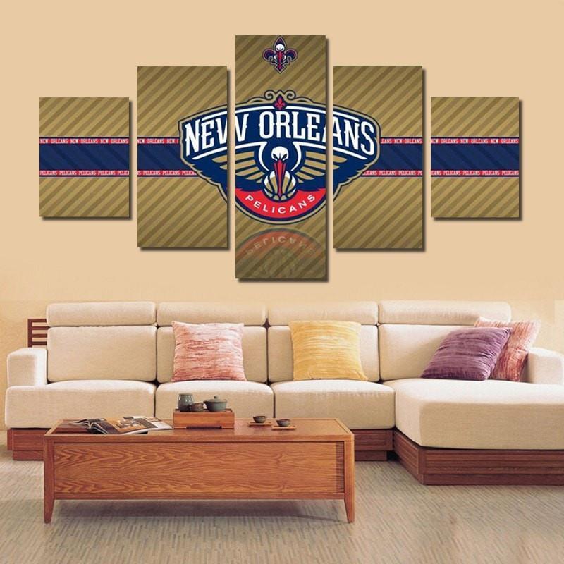 2017 New Orleans Pelicans – Sport Canvas Art Wall Decor