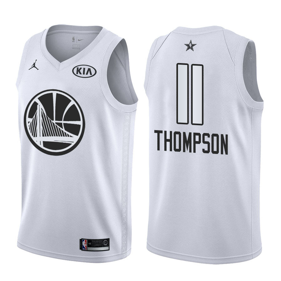 2018 All-Star Warriors Male Klay Thompson #11 White Jersey