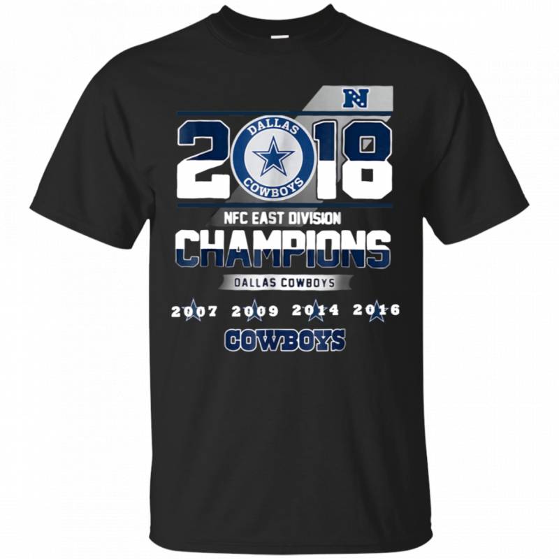 2018 Dallas Cowboys East Division Champions T-shirt