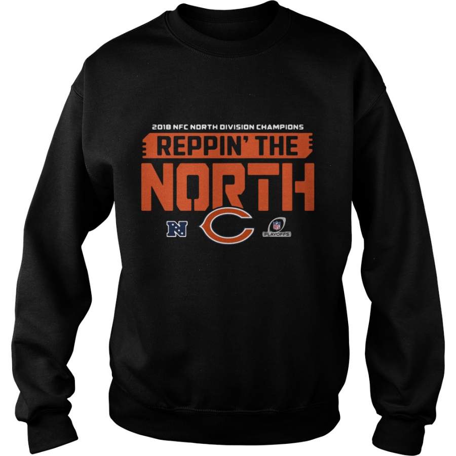 2018 NFC North Division Champions reppin’ the North Chicago Bears Sweatshirt